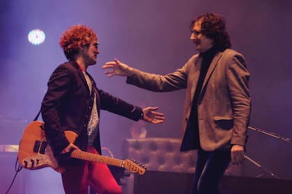 Charly García junto a Pity Álvarez