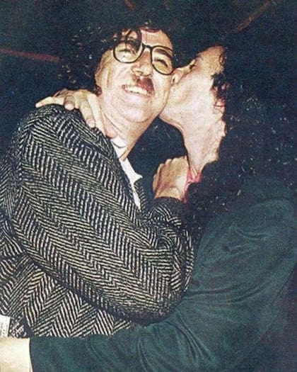 Charly García y Fito Páez en una de las imágenes que compartió el rosarino en Instagram