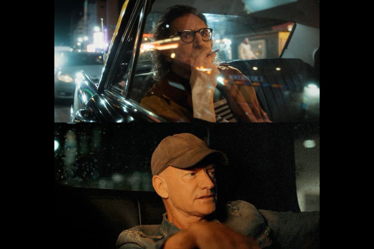 Charly García y Sting, en el video de "In The City", el tema que grabaron juntos