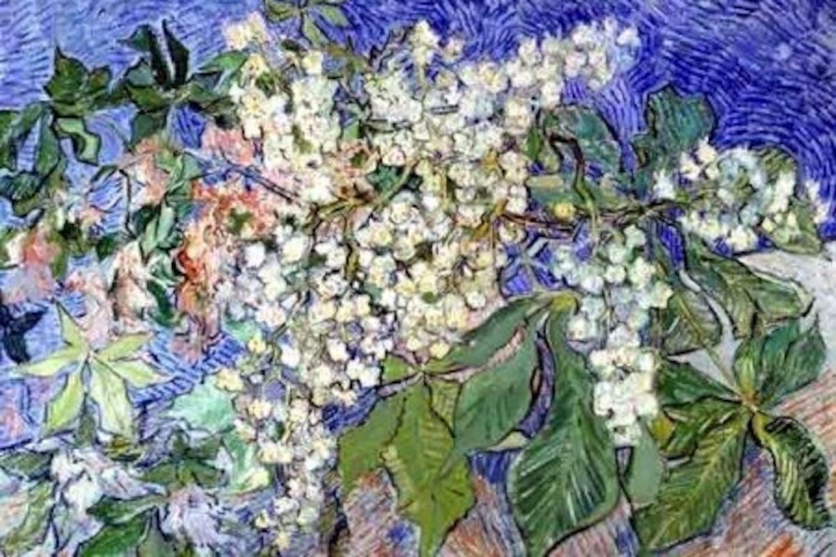 "Chataignier en fleurs roses et blanches", de Van Gogh, es una de las joyas de la colección Blaquier que ya salió del país en 2019