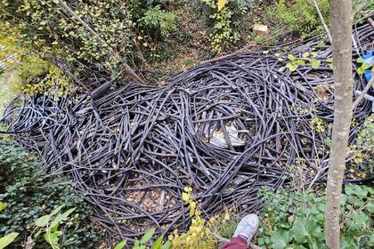 Chatarrería clausurada en Tandil