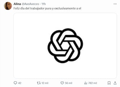 ChatGPT formó parte de los memes por el Día del Trabajador (Foto: X @aveaveces)
