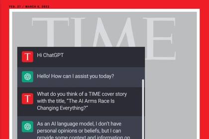 ChatGPT fue portada de la revista Time; la historia se repite: en 1982 la computadora personal fue Persona del Año de Time