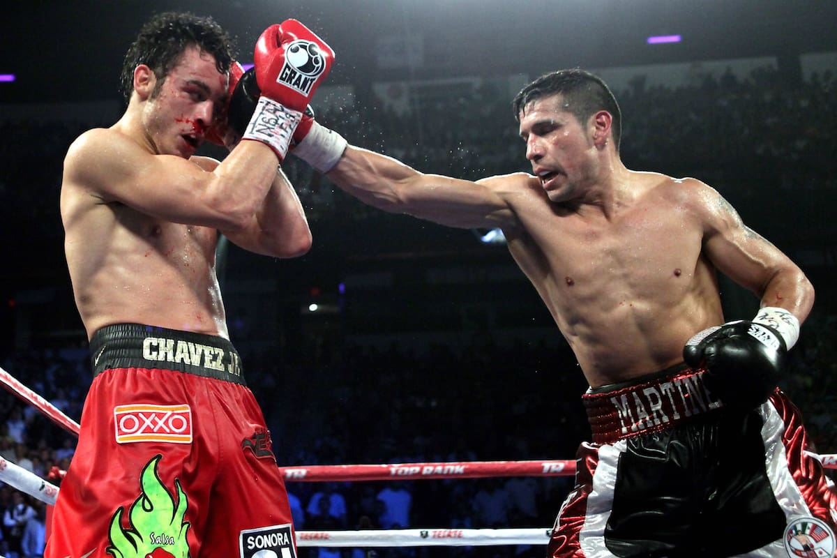 Chávez Jr. y Maravilla Martínez, protagonistas de un combate inolvidable