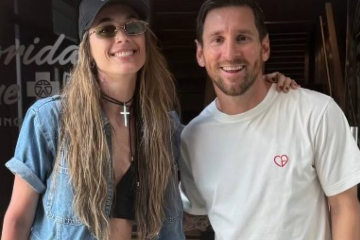 Chechu Bonelli está de vacaciones en Miami y se sacó una foto con Lionel Messi
