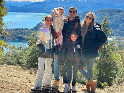 Chechu Bonelli y Darío Cvitanich tienen tres hijas