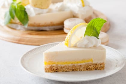 Cheese cake de limón.