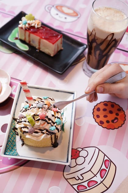 Cheese cake decorada de Kawaii Club Café