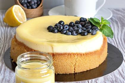 Cheesecake de limón.