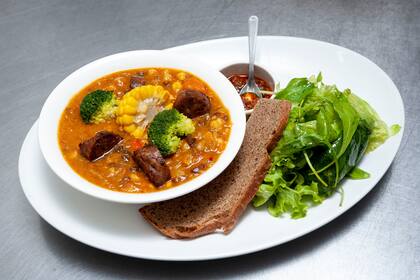 Chef Mauro Massimino. locro vegano