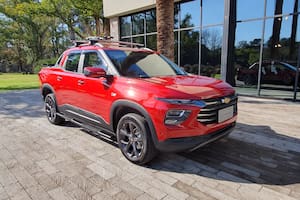 Chevrolet Montana en su versión Premier, el último lanzamiento que llegó al mercado