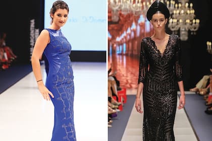 Chiara Sieburger deslumbró en la pasarela de Javier Saiach y Lola Terra debutó en el desfile de Carlo Di Doménico