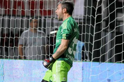Chiarini festeja: jugará el primer partido internacional de su carrera