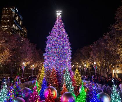 Chicago enciende su árbol navideño este viernes 21 de noviembre de 2025