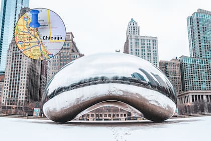 Chicago es famosa por sus inviernos fríos y ventosos. En parte, debido a su ubicación geográfica y la influencia del Lago Michigan (Imagen de archivo)