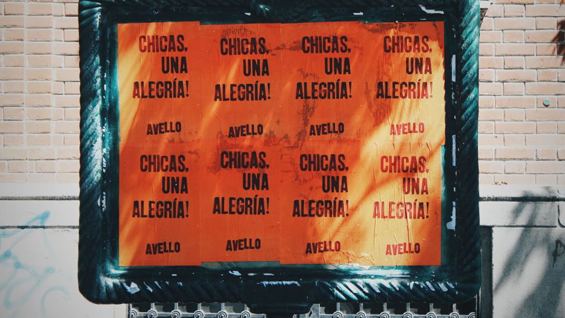 "Chicas. Una alegría"