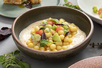 Chicches, pequeños ñoquis de mandioca.