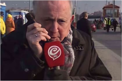 Chiche Gelblung cubrió la guerra entre Rusia y Ucrania para su programa de Crónica TV