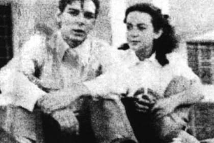 Chichina Ferreyra y Ernesto Guevara cuando eran novios