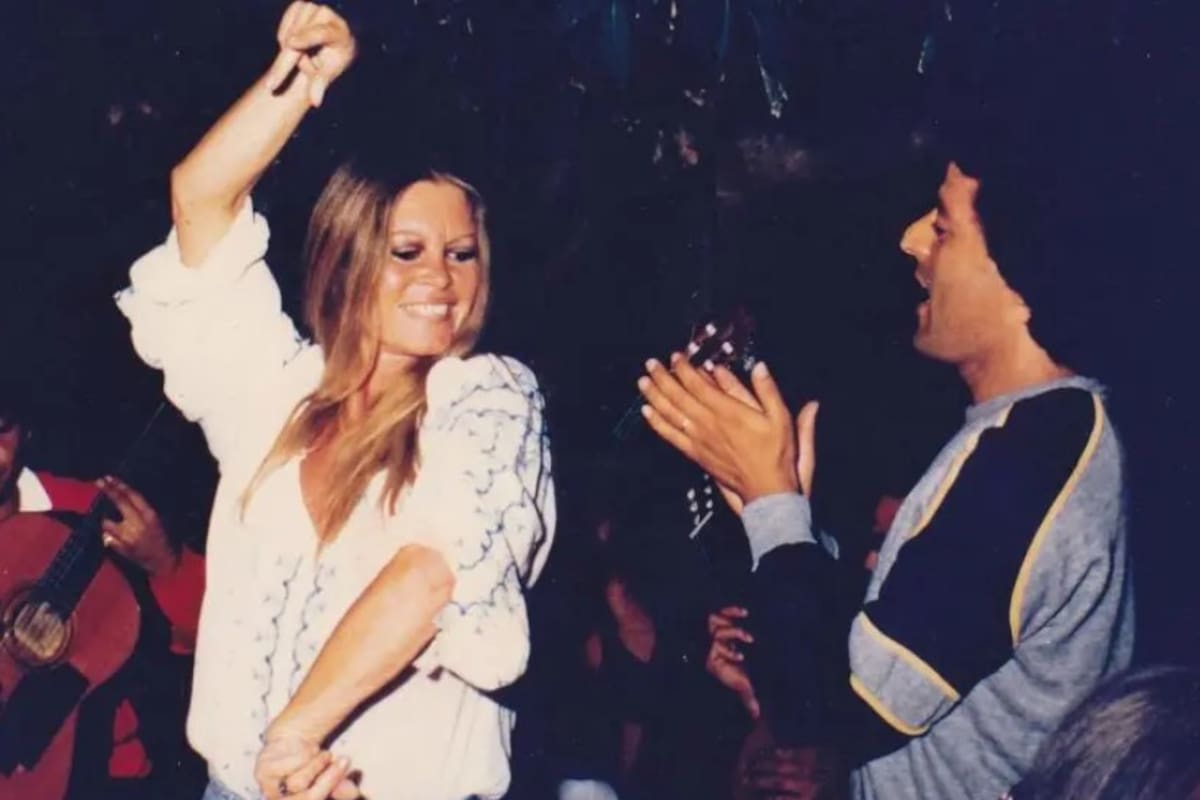 Chico Bouchikhi y Brigitte Bardot, de fiesta en Saint Tropez