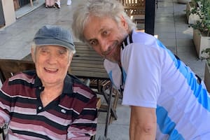 Chico Novarro junto a su hijo Pablo Novak