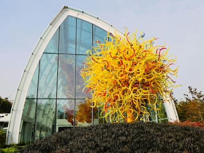 Chihuly Garden and Glass reúne piezas de arte y esculturas arquitectónicas (Pexels/Kristy Wells)