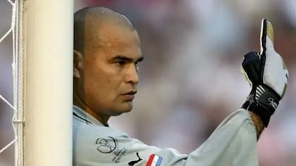 Chilavert es considerado el mejor portero de la selección guaraní, pero el trofeo siempre estuvo lejos de sus manos