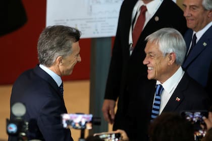 Mauricio Macri y Sebastián Piñera, en 2019. REUTERS/Agustin Marcarian