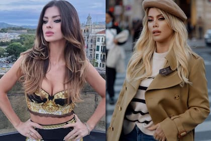 China Suárez y Wanda Nara, las dos mujeres protagonistas de la noticia del momento