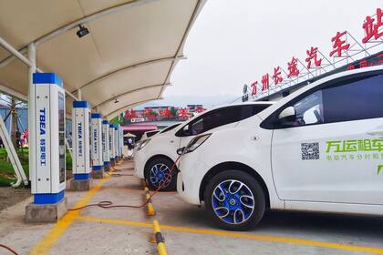 China tuvo un desarrollo importante de la estructura para cargar autos eléctricos