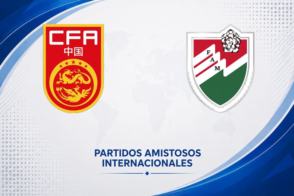 China vs. Maldivas por el amistoso internacional 2026: día, hora y cómo seguir online
