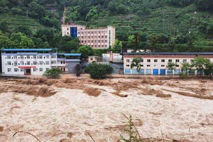 China y Filipinas sufrieron lluvias torrenciales.