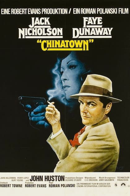 "Chinatown", el film de Roman Polanski protagonizado por Jack Nicholson y Dunaway