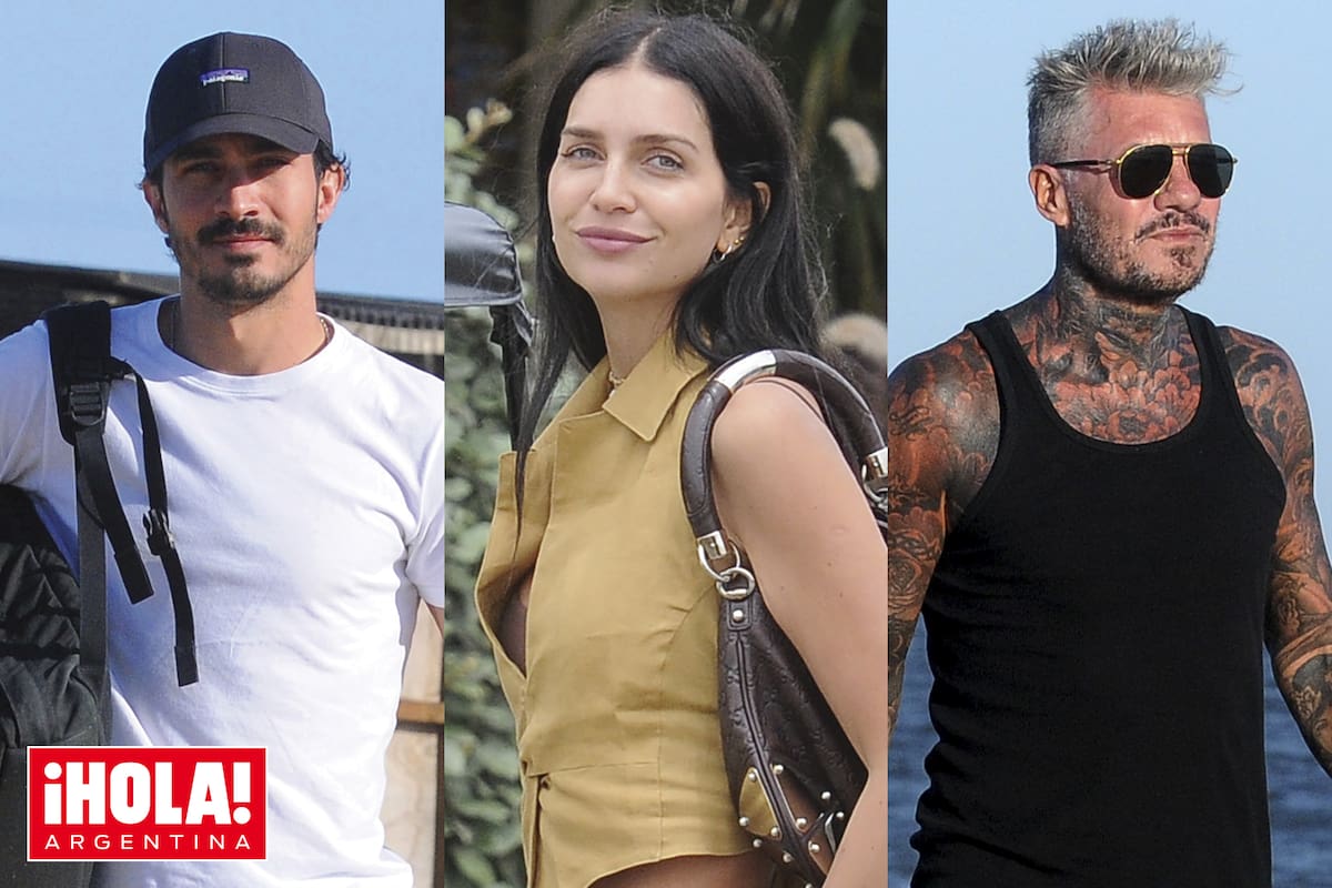 Chino Darín, Zaira Nara y Marcelo Tinelli eligieron Uruguay para descansar.