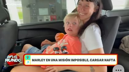 Chiodi apareció en Por el mundo, el programa de Marley (Foto: Instagram @chiodisofia)
