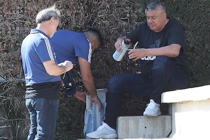Chiqui Tapia, presente en cada entrenamiento del seleccionado