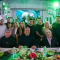 Chiqui Tapia se reconcilió con los Moyano en un festejo en el que el clan estuvo casi completo