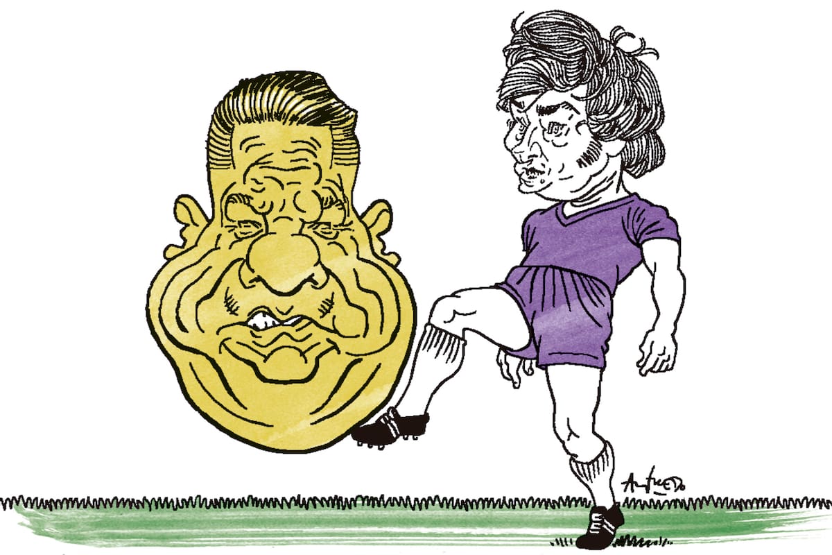 Chiqui Tapia y Javier Milei