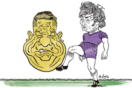 Chiqui Tapia y Javier Milei