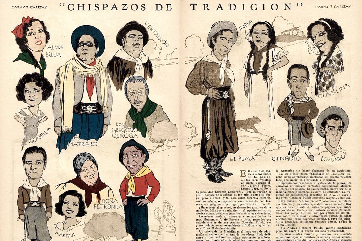 “Chispazos de tradición”, en una nota de Caras y Caretas