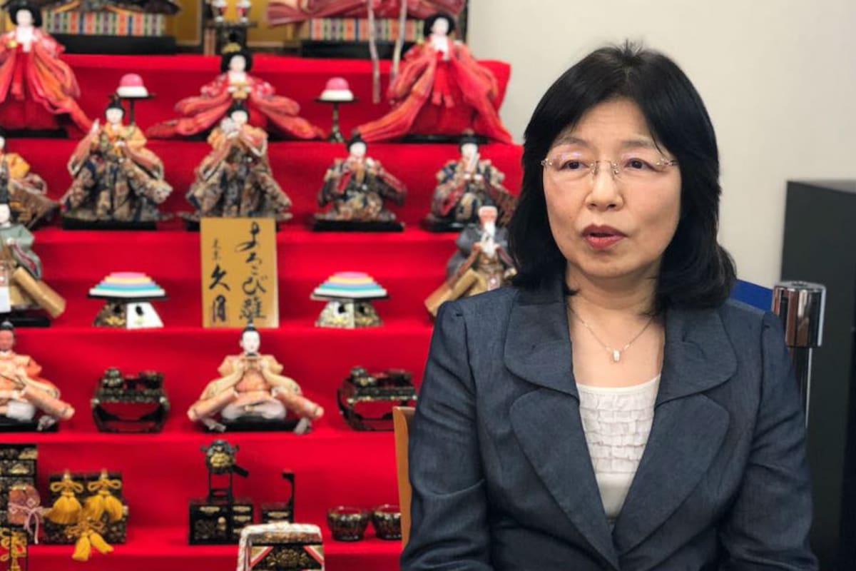 Chizuru Ushida, especialista en Educación, en la embajada japonesa