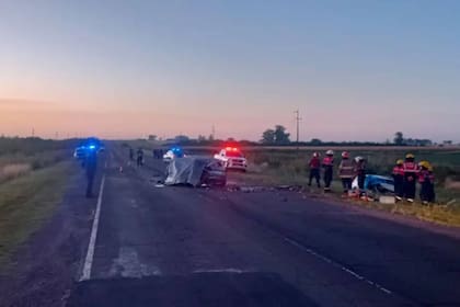 Chocaron de frente en una ruta de Entre Ríos y tres personas fallecieron.