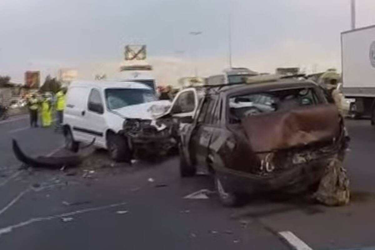 Chocaron dos autos en la Panamericana y falleció un hombre de 75 años