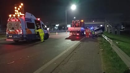 Chocaron dos autos y un bebé de 9 meses salió despedido