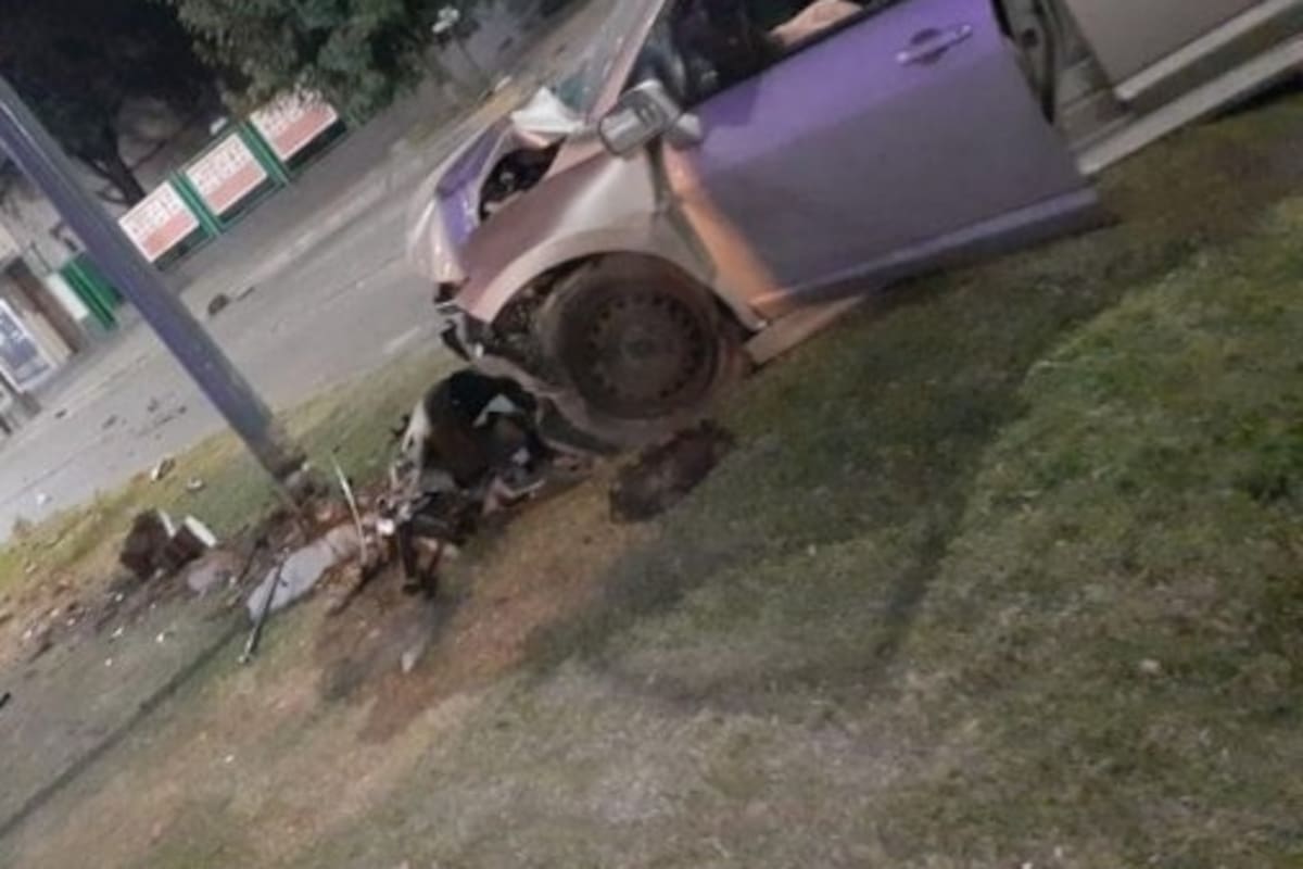 Chocó alcoholizado en Necochea