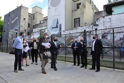 Chocobar volvió al lugar del hecho