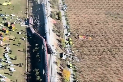 Choque de trenes en Urda, Toledo, España