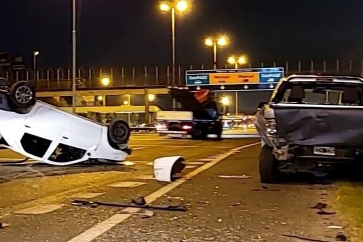 Choque en Acceso Oeste