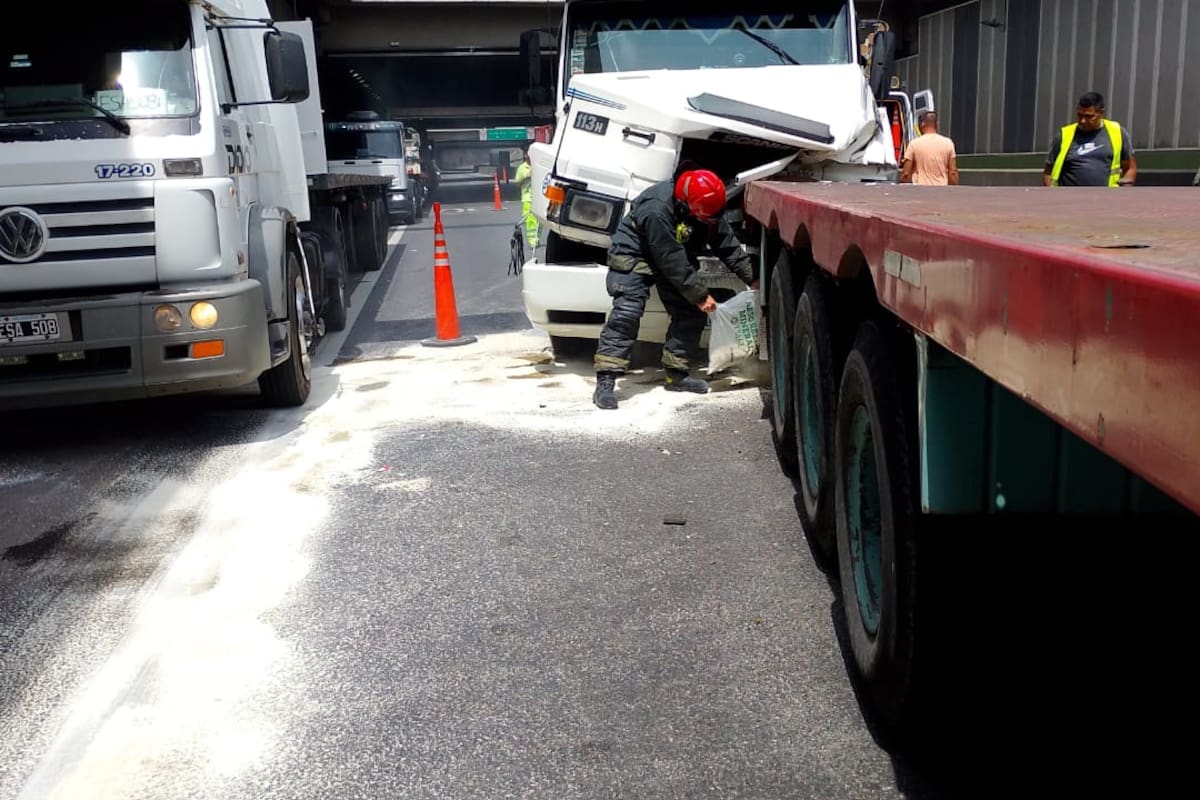 Choque en el Paseo del Bajo