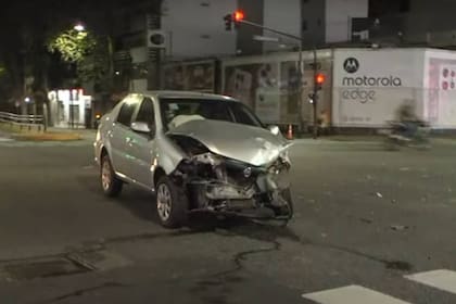 Choque en Juan B. Justo y Corrientes
